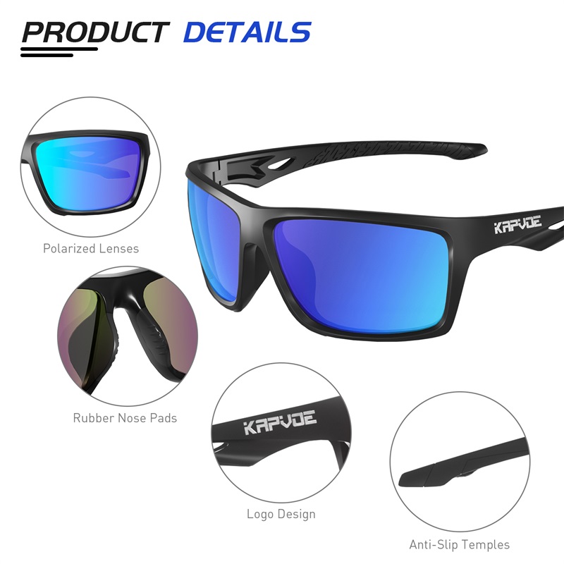 Wholesale Price US$10.50 Kapvoe K5-QTC Polarized Sports Bicycle Glasses