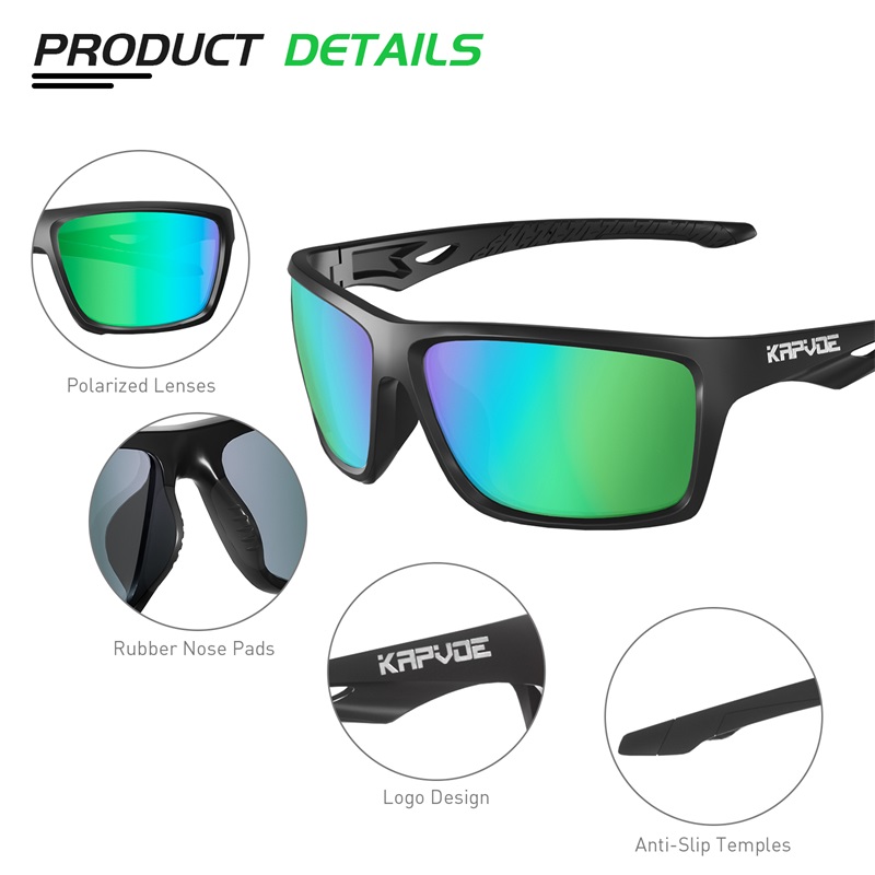 Wholesale Price US$10.50 Kapvoe K5-QTC Polarized Sports Bicycle Glasses