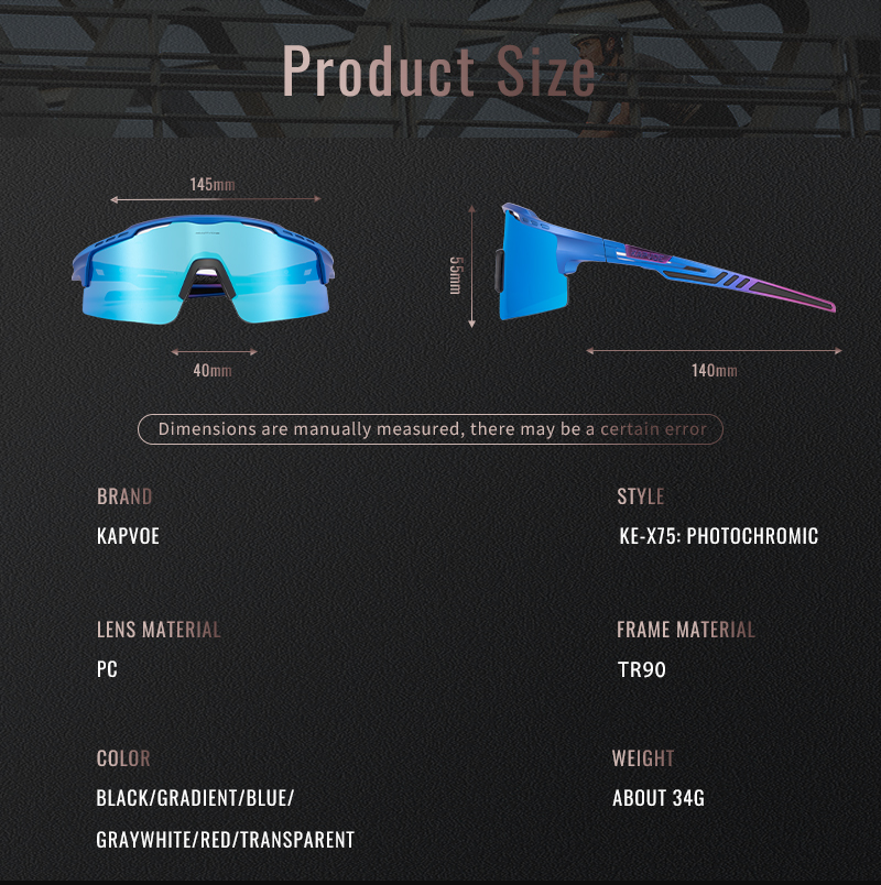 Wholesale Price US$10.50 Kapvoe K75 Outdoor Sports Sunglasses