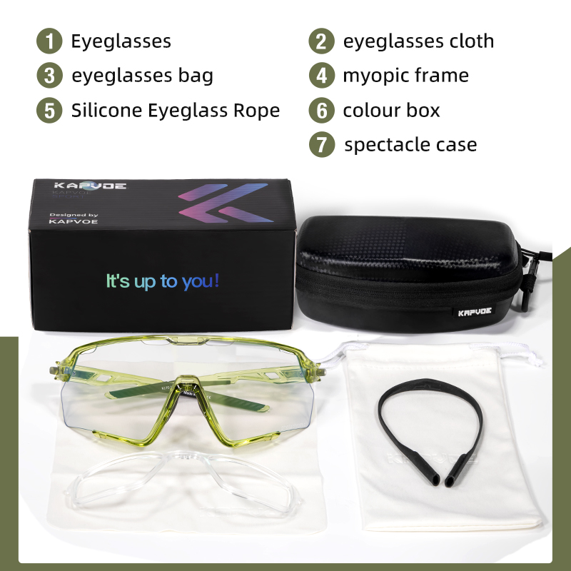 Wholesale Price US$12.20 KAPVOE K170-PH Photochromic Cycling Sports Sunglasses