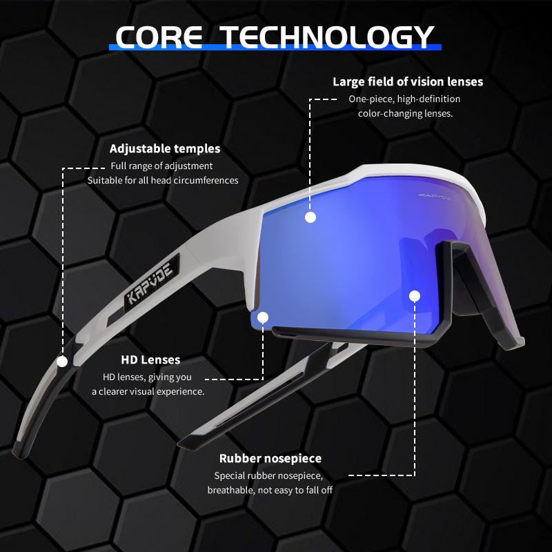 Wholesale Price US$12.90 KAPVOE K9022 Fashion Photochromic Sports Sunglasses