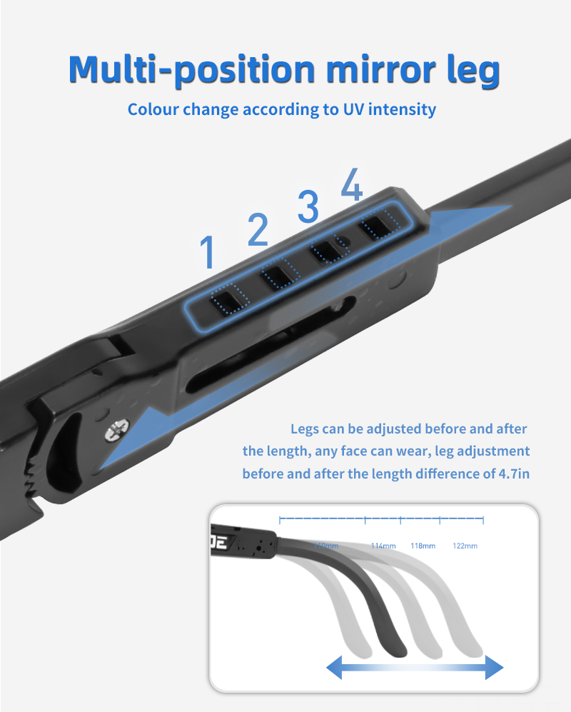 Wholesale Price US$13.00 Kapvoe K100-PH-REVO Photochromic Cycling Sunglasses