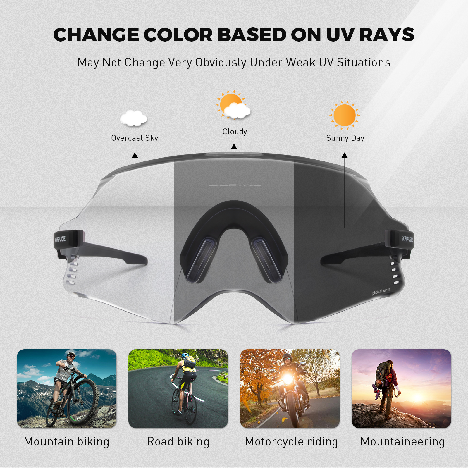Wholesale Price US$14.40 Kapvoe K2-PH Polarized Sport Glasses