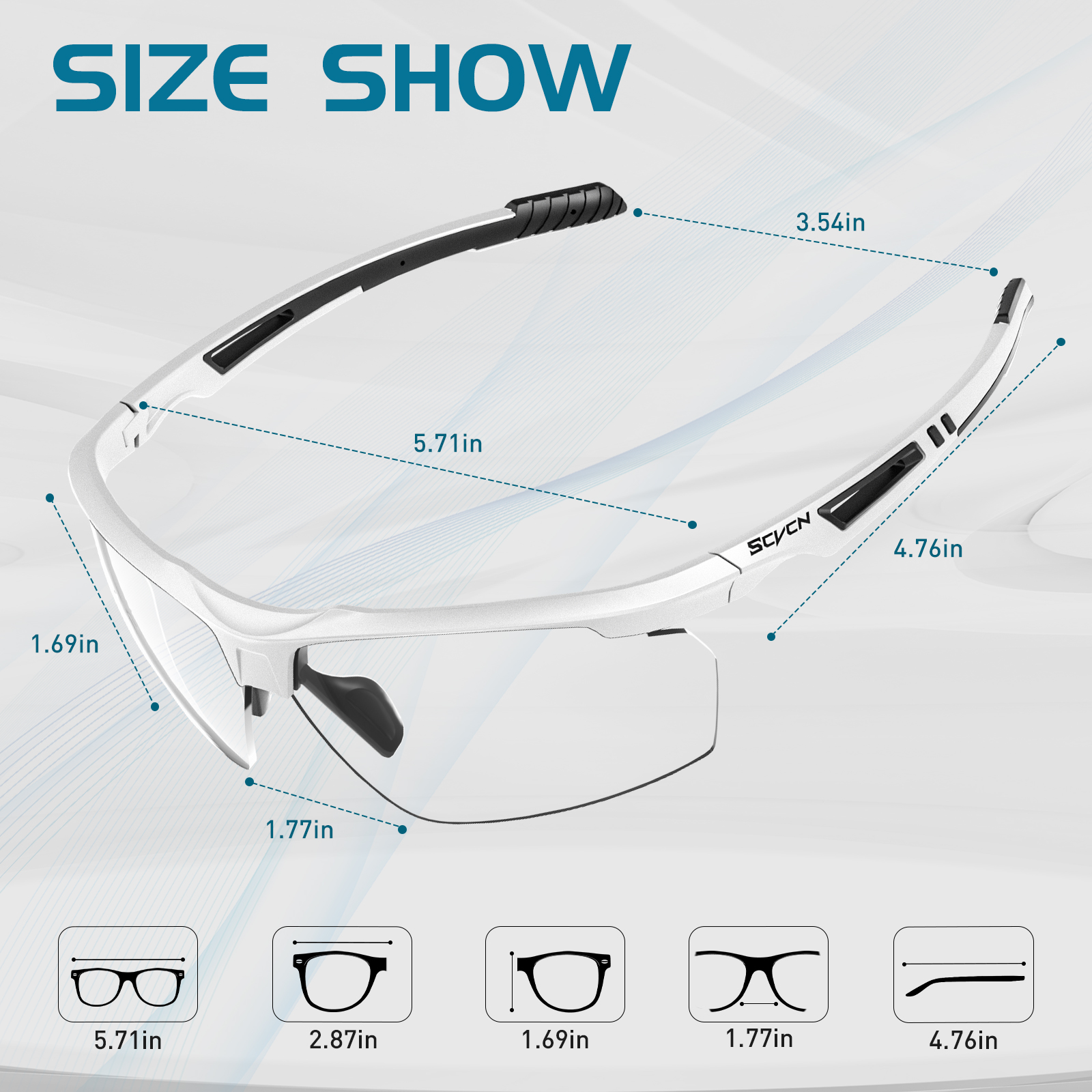 Wholesale Price US$7.50 SCVCN S86 Polarized Photochromic Sports Sunglasses