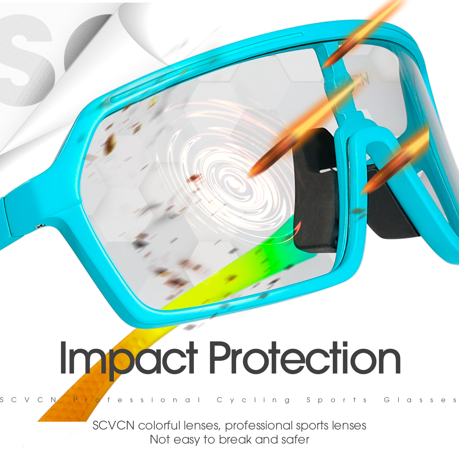 Wholesale Price US$7.90 SCVCN S61-PH Photochromic Cycling Glasses