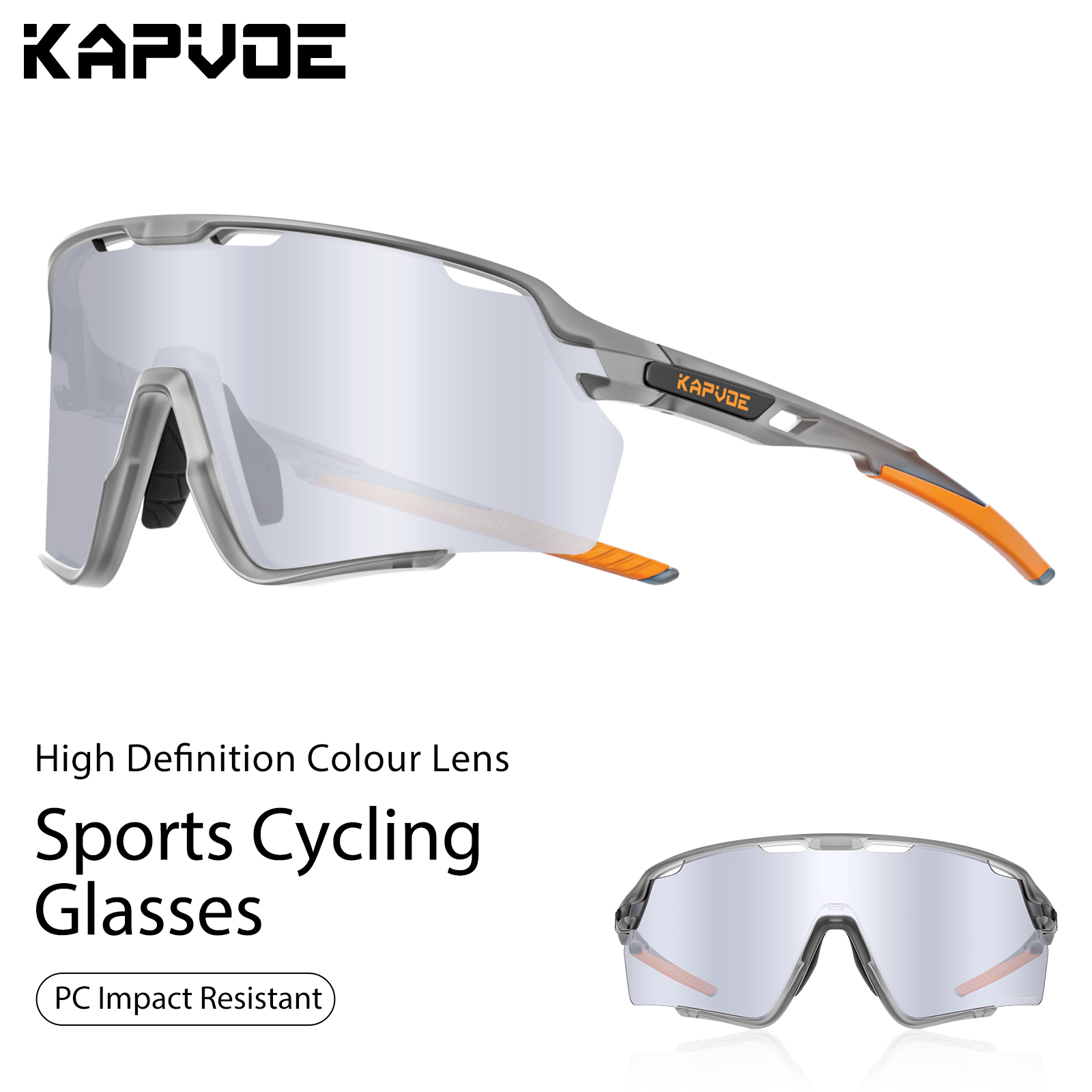 Wholesale Price US$9.00 KAPVOE K170-G UV400 Cycling Sports Sunglasses