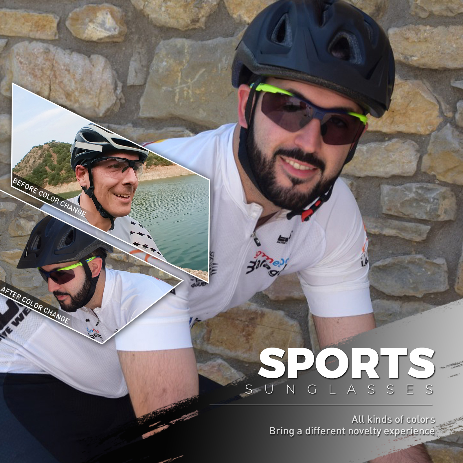 Wholesale Price US$9.80 Kapvoe S86-PH Sports Sunglasses